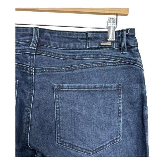 Prana Organic Cotton Blend Denim Jeans Women's Size 10 Dark Wash Comfort Fit - Picture 5 of 7